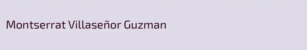 Montserrat Villaseñor Guzman